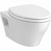 Toto EP ELONGATED WALLHUNG BOWL T40 COTTON  WASHLET+ - 1.28 CT428CFGT40#01